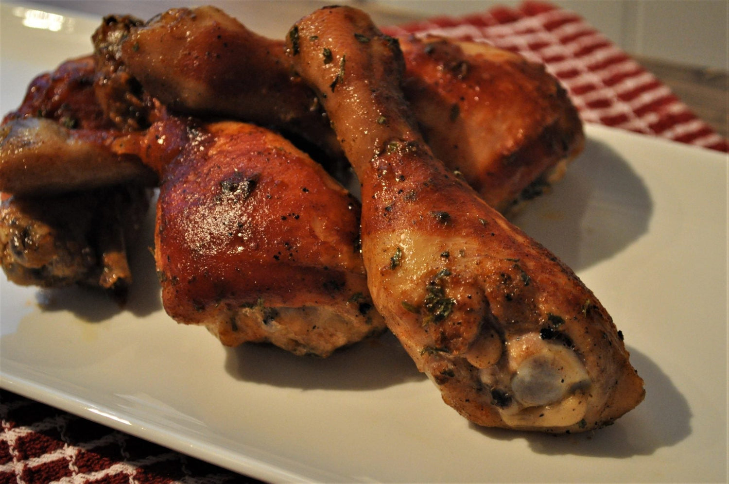 Smoked BBQ Chicken Thighs